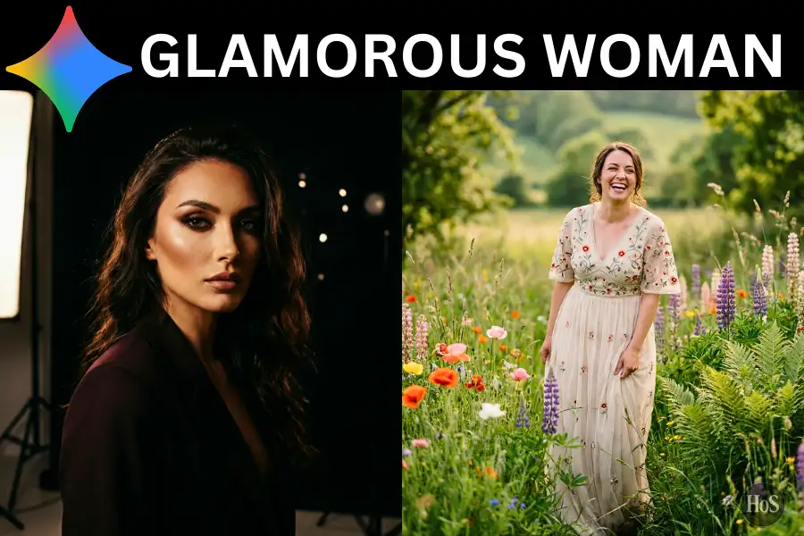 7 Prompt Magic for Glamorous Woman Photos with Gemini AI