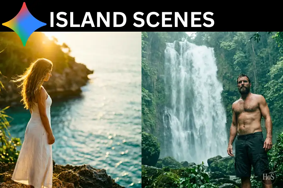 7 Prompts for Cinematic Island Photoshoots on Gemini AI
