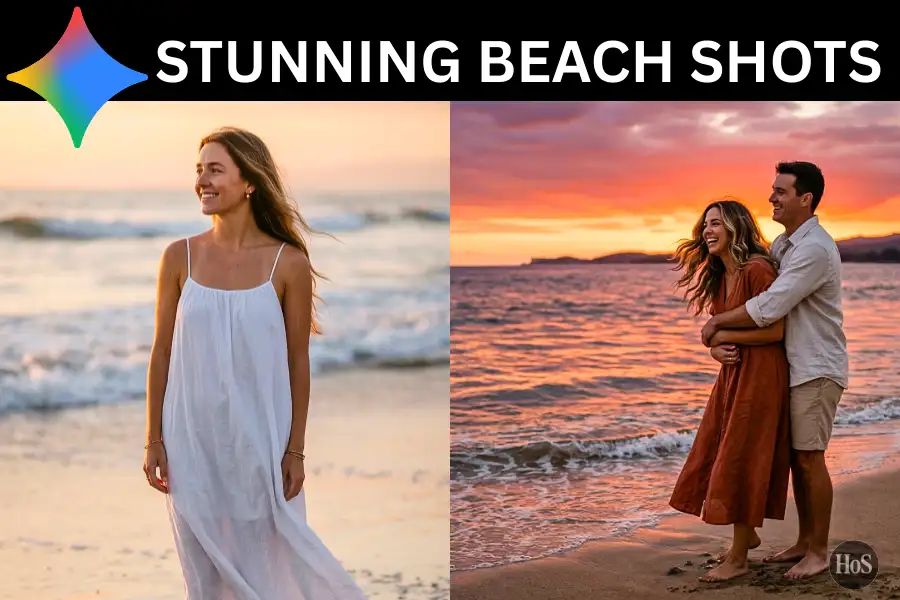 7 Prompts for Stunning Beach Portraits on Gemini AI